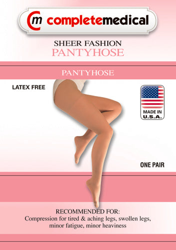 sheer compression pantyhose beige tall